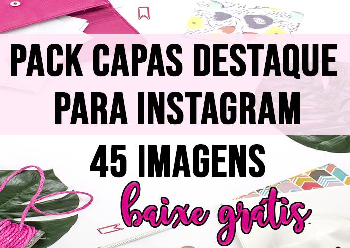Pack de capas para destaques do instagram