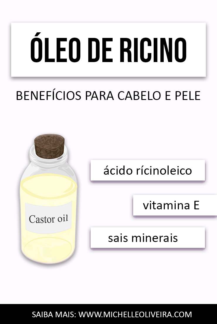 óleo de rícino benefícios